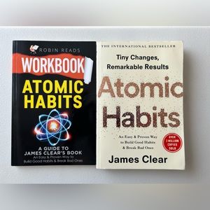 Atomic Habits book and workbook